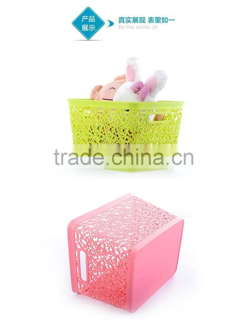 emc Plastic Baskets, plastic rectangular baskets with handle