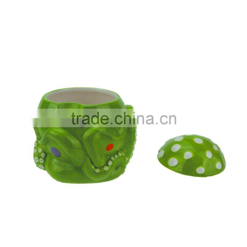Different kinds of ocean series cute octopus sweets candy boxes /cookie jar/ceramic cainster wholesale