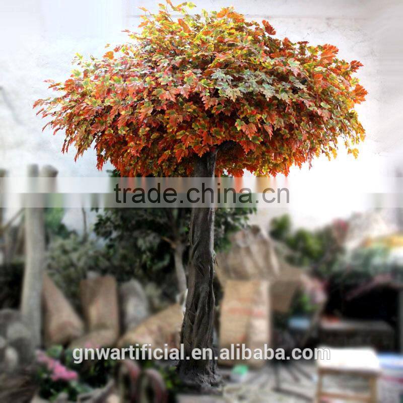 BTR023-2 GNW Artificial Red Maple Tree Big Stump Good Price