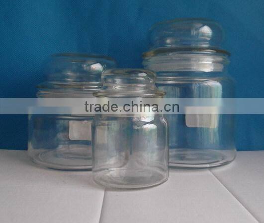 530ml hot sales glass wax holder candle jar