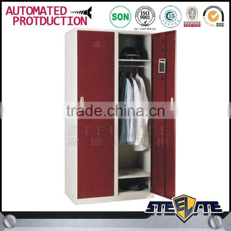 Steel lockers changing room double doors steel locker cabinet