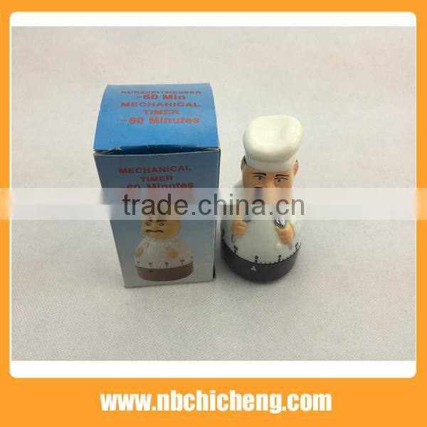 Chef shape kitchen timer