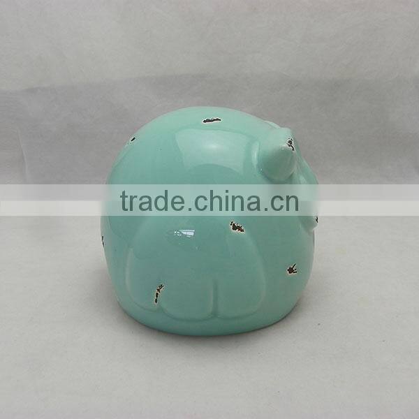 Ceramic owl shaped lanterns