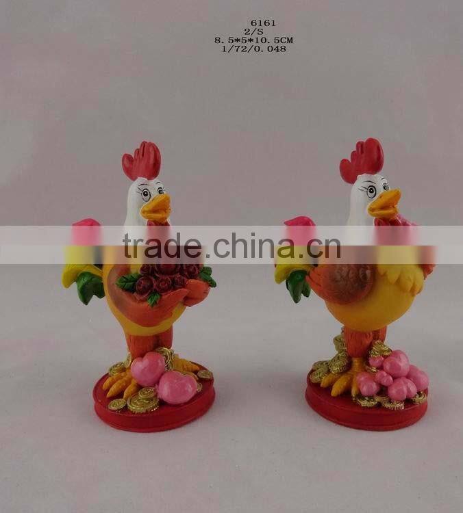 2017 Resin new year rooster ornament