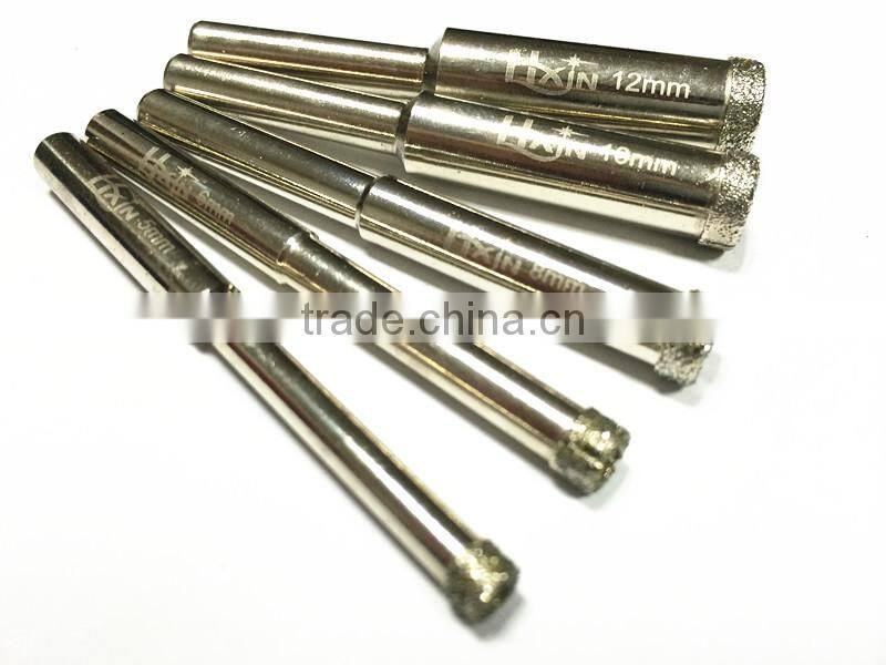 Wet&dry Electroplated Diamond hole saw bits in different size