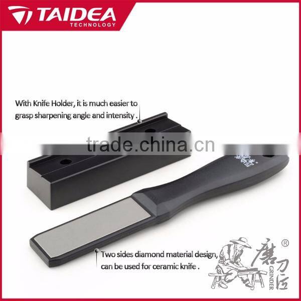 GRINDER Double sides 600 & 1000 Grit Diamond Knife Sharpener for Ceramic Knife