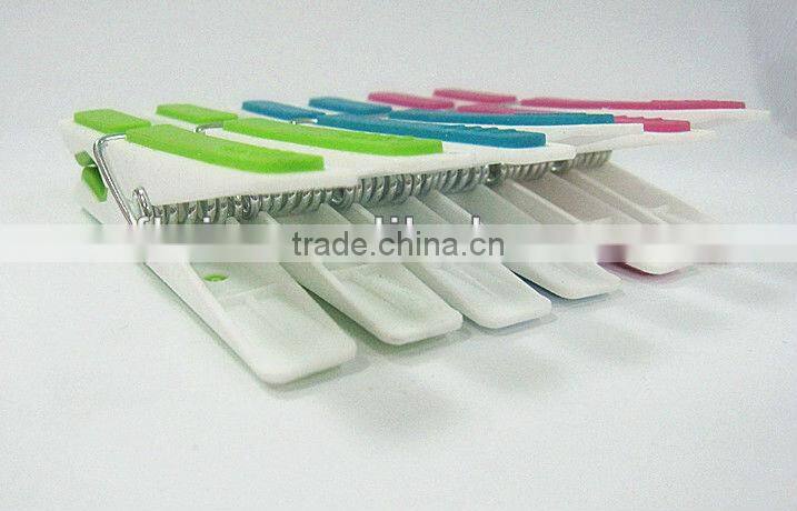 colorful block skidproof plastic clothes pegs