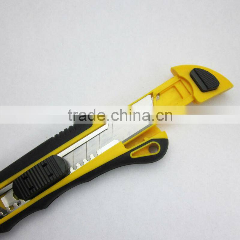 2014 office 3 blades heavy duty sliding easy cutting retractable utility knife