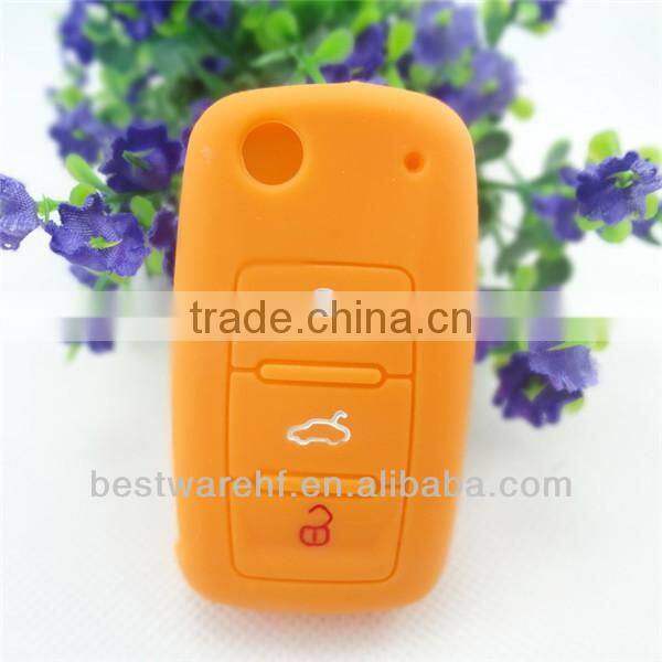 Top!!!For Volkswagen 3 buttons smart remote key,car key key case