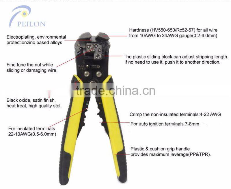 Heavy duty automatic Wire pliers cable wire pliers electric wire stripper