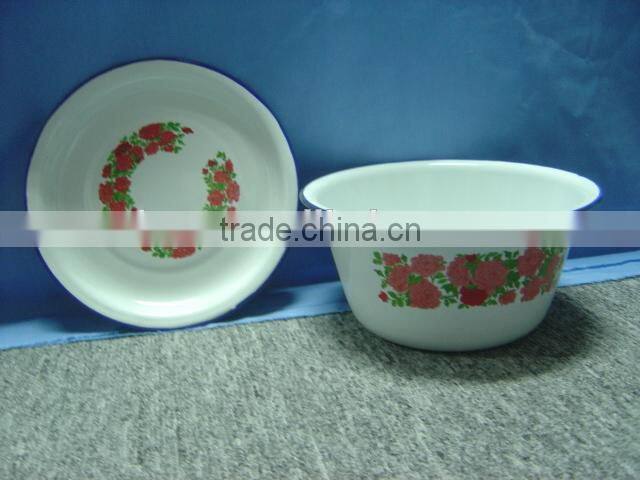 Hot sale enamel soup bowl finger bowl in africa