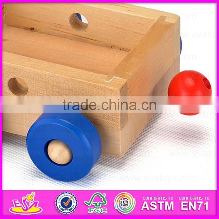 OEM welcome baby early learning toys wooden toy train,High quanlity children wooden toys train wholesale W05C024