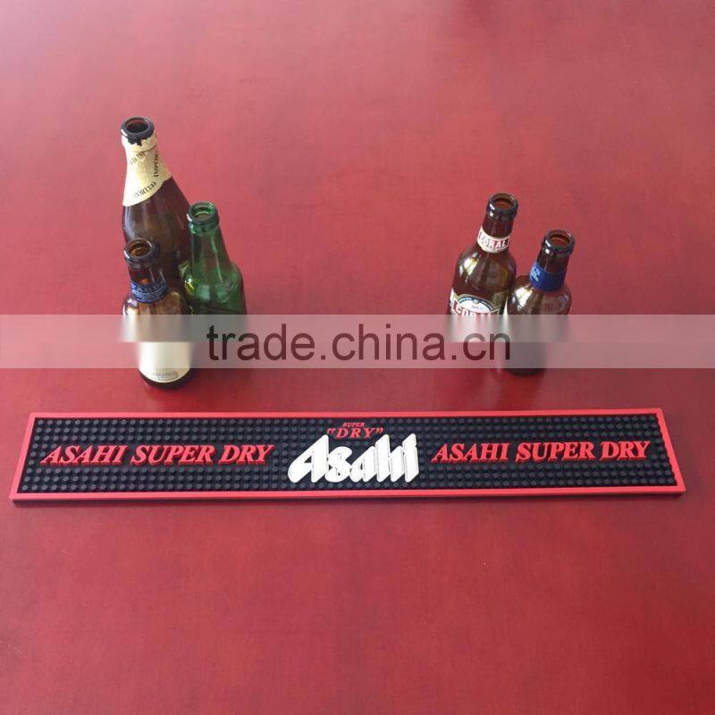 custom waterproof soft pvc bar mat rubber bar mat