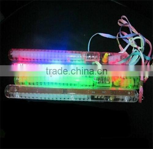 Colourful 7 LEDs flashing glow stick