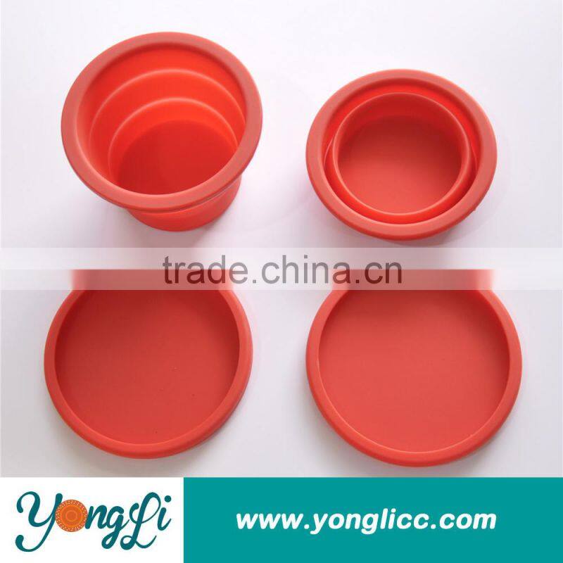 Flexible Silicone Baby Drinking Cup Water Foldable Cup