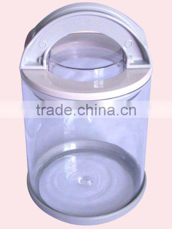 1200ML Large Size Plastic Lid Food Container Glass Airtight Canister