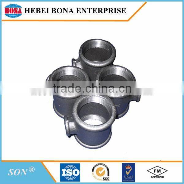 Malleable iron material waterline pipe fittings