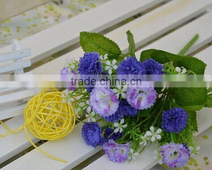 5 stems artificial flower , flower bunch