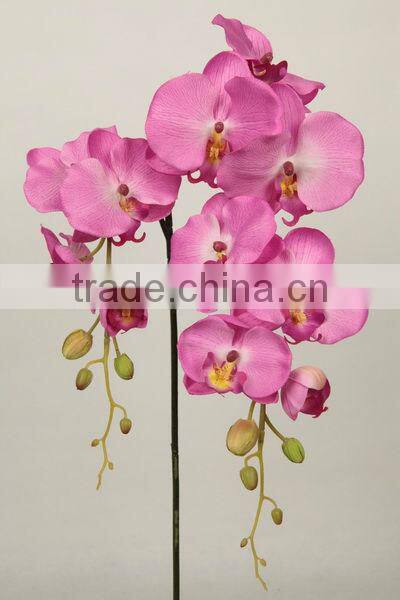 high end decoration bendable bloom artificial phalaenopsis orchids cloth flower