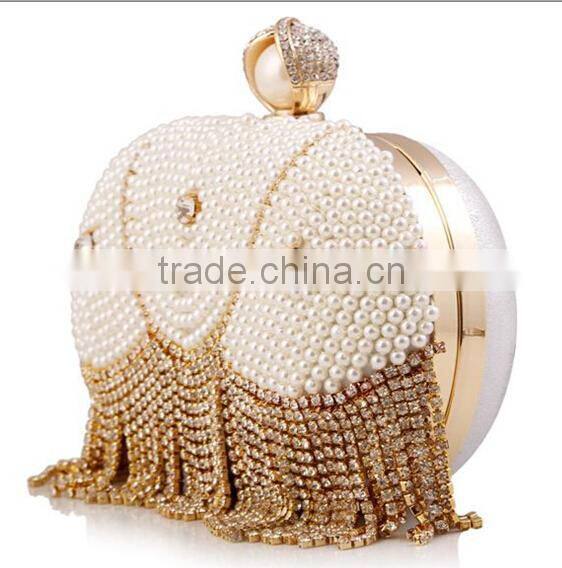 Rhinestone evening clutch case