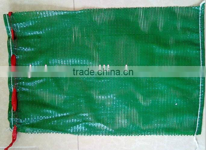 Plastic cabbage net bags green linned mesh bags packing cabbages hot sales