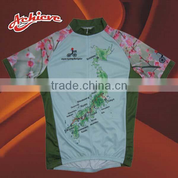 fashional men's short sleeves mountain bicycle shirt