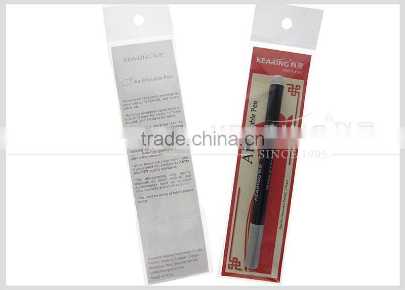 Kearing brand cross-stitch auto disappearing white color Air vanishing pen 1.0mm nib #AW10