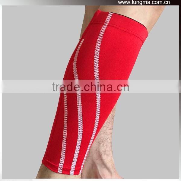 Sports Sublimation Printed Custom Calf Compression Knee Leg Sleeve