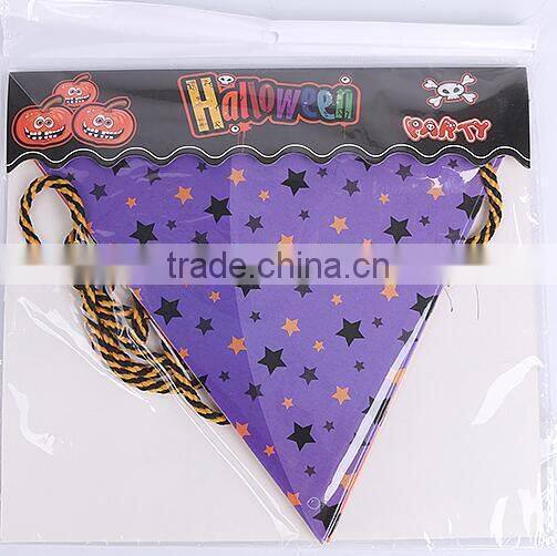 paper Halloween party pennant decorations