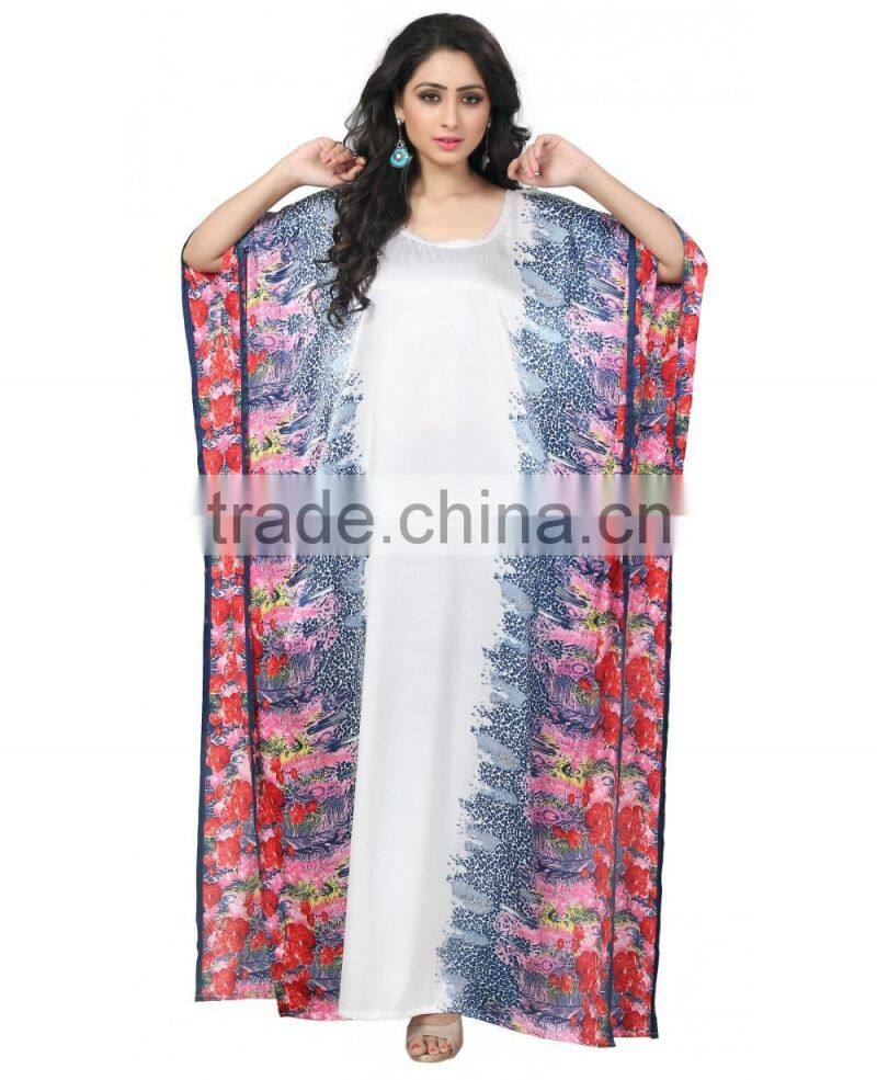 Custom 100% Polyester Print Beach Kaftan 2016/Woman Resort Wear from Alibaba India