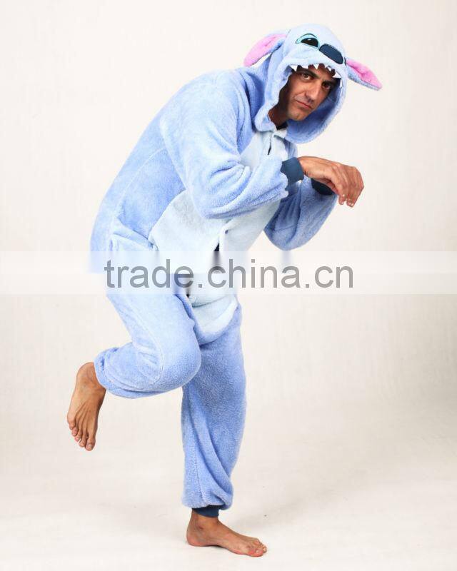 Animal Hooded Fleece Onesie Unisex Adult Nighty Sexy Sleepwear