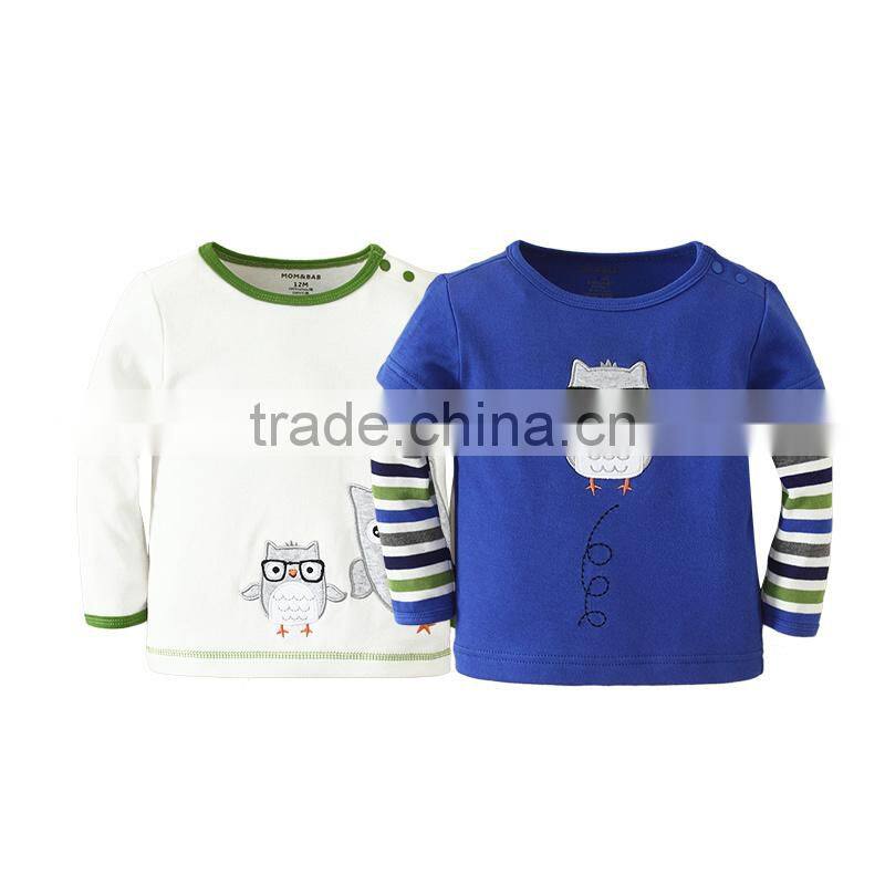 2014 baby clothing 100% cotton long t shirt baby