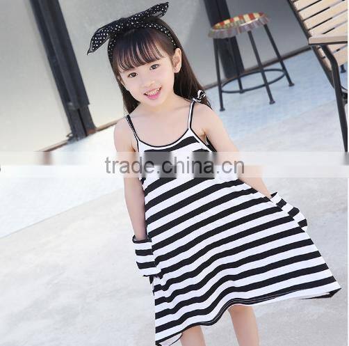 High quanlity mummy and daughter stripe clothes girls frocks designs wholesale new model western style dress