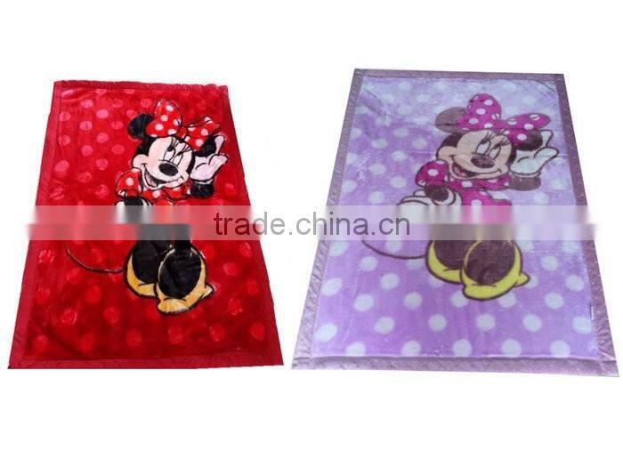 Top Selling Factory Wholesale OEM Baby Soft Raschel Blanket