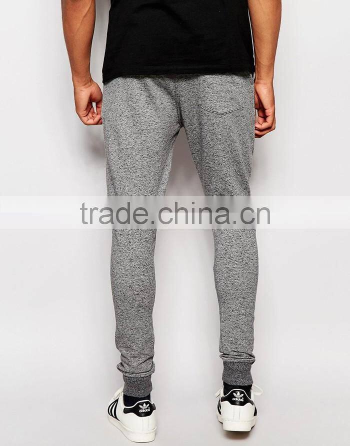 Custom man plain safety jogger with cuffed hem wholesale