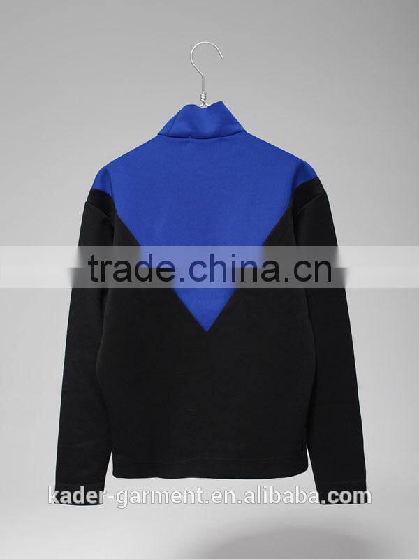 Custom Sweatshirt, Turtleneck Sweatshirts, Color Contrast Sweatshirt Women