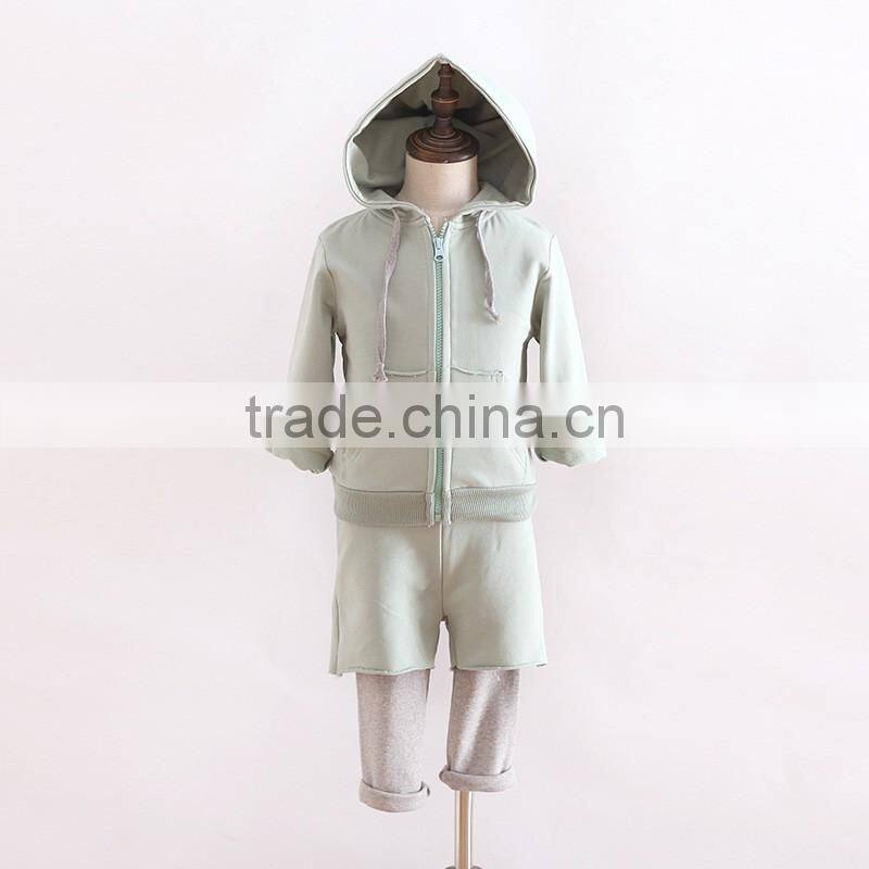 High quality european child garment cotton clothing children comfortable kids clothes set