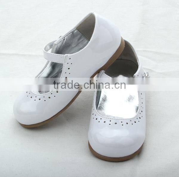 new design hot sales kids school leather shoes