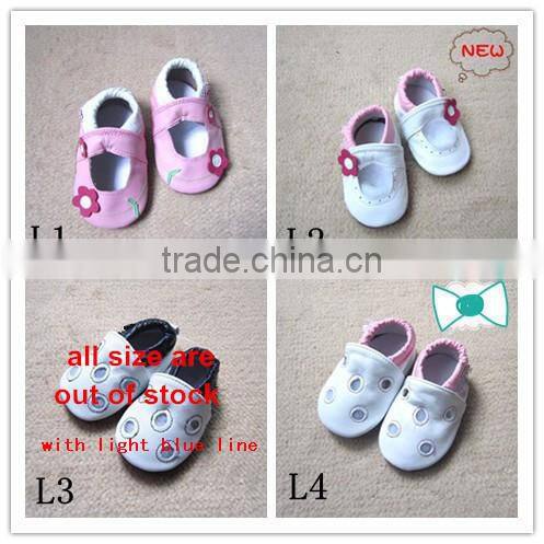 hollowed cute baby sandals sheep leather baby shoes
