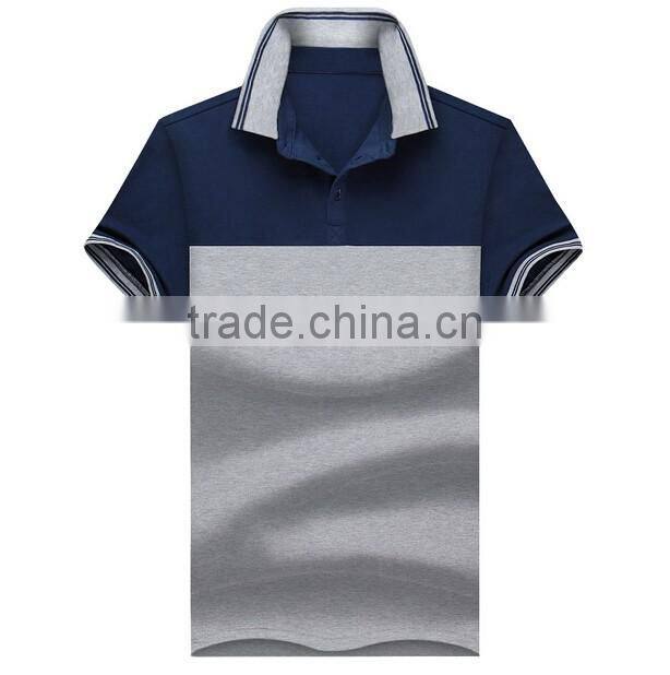 Mens Polo T shirt,100%Cotton Two Colors Mens Printing Wholesale Bulk Polo Shirt