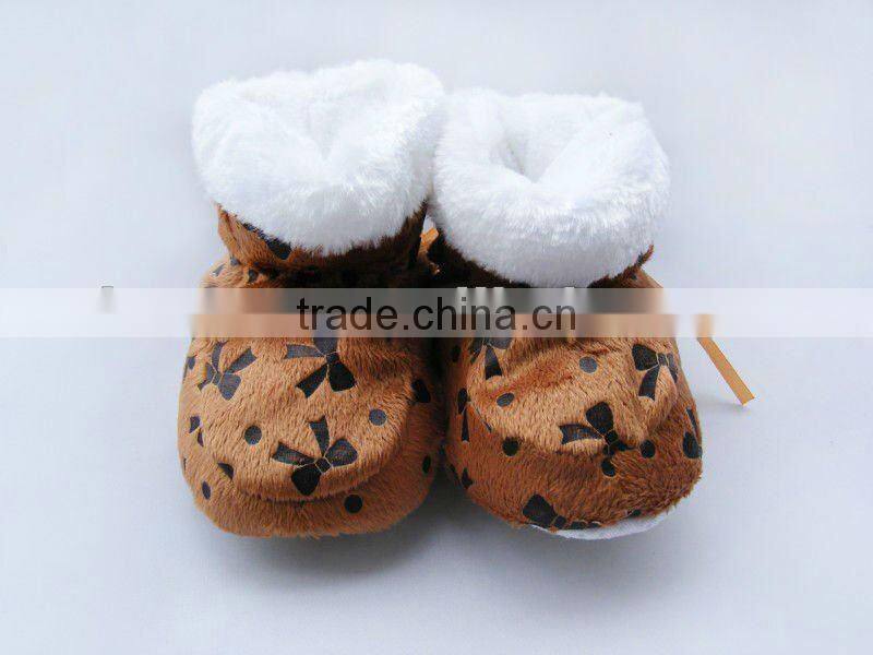 soft cotton New Baby winter shoes, Hexuan factory price