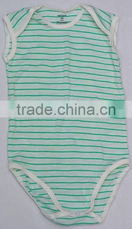 2016 new style 100% cotton baby boy's romper coveralls baby boy's vest