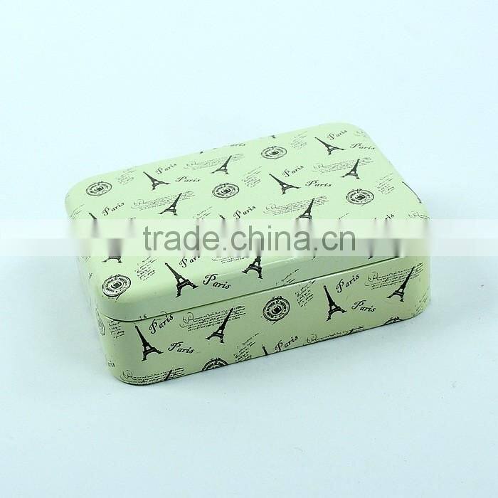 R1837H Manufacturer square tin box metal storage box wholesale gum tin box
