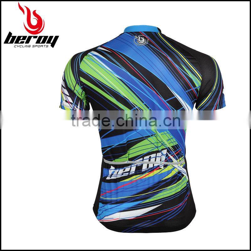 BEROY hot sale polyester cycling garments, quick drying road bike jersey
