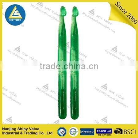 Knitting needle type sewing accessories crochet hook set in custom bag