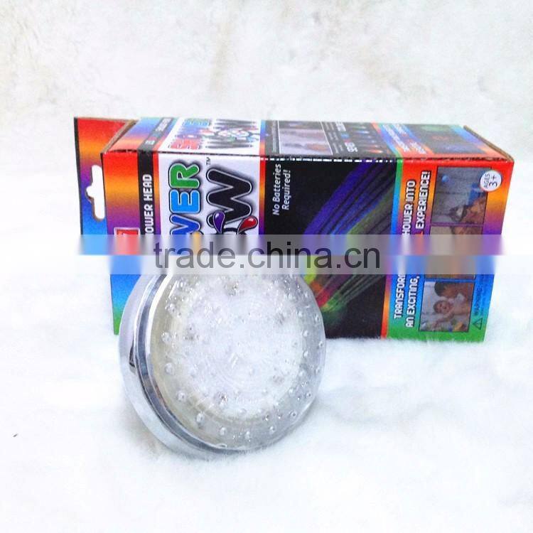 AS SEEN ON TV led rainbow shower head with 7 vibrant colors