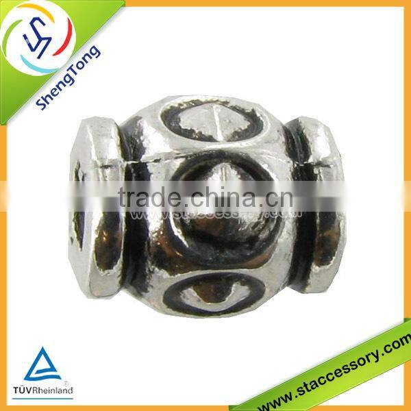customized wholesale metal gallery beads