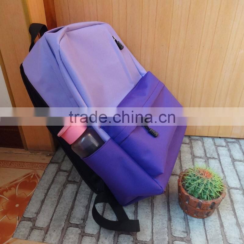 Factory direct wholesale brand Harajuku backpack canvas bag hit Korean maple leaf color for men and women students