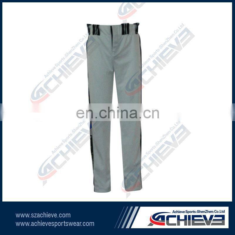 High quality sublimation baseball pant with 100%polyester