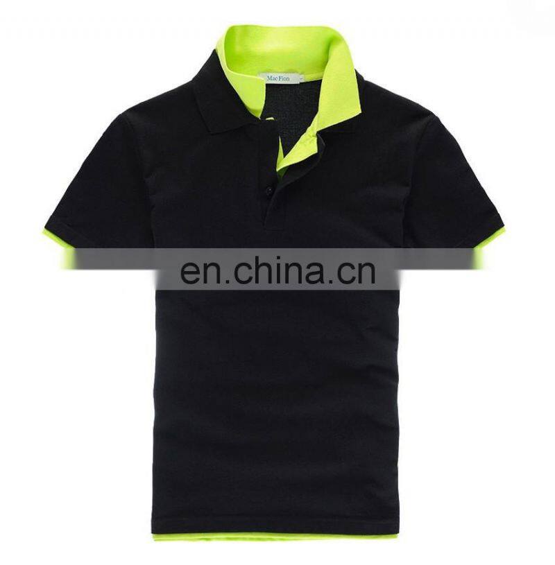 OEM design men 100% cotton polo T-shirt